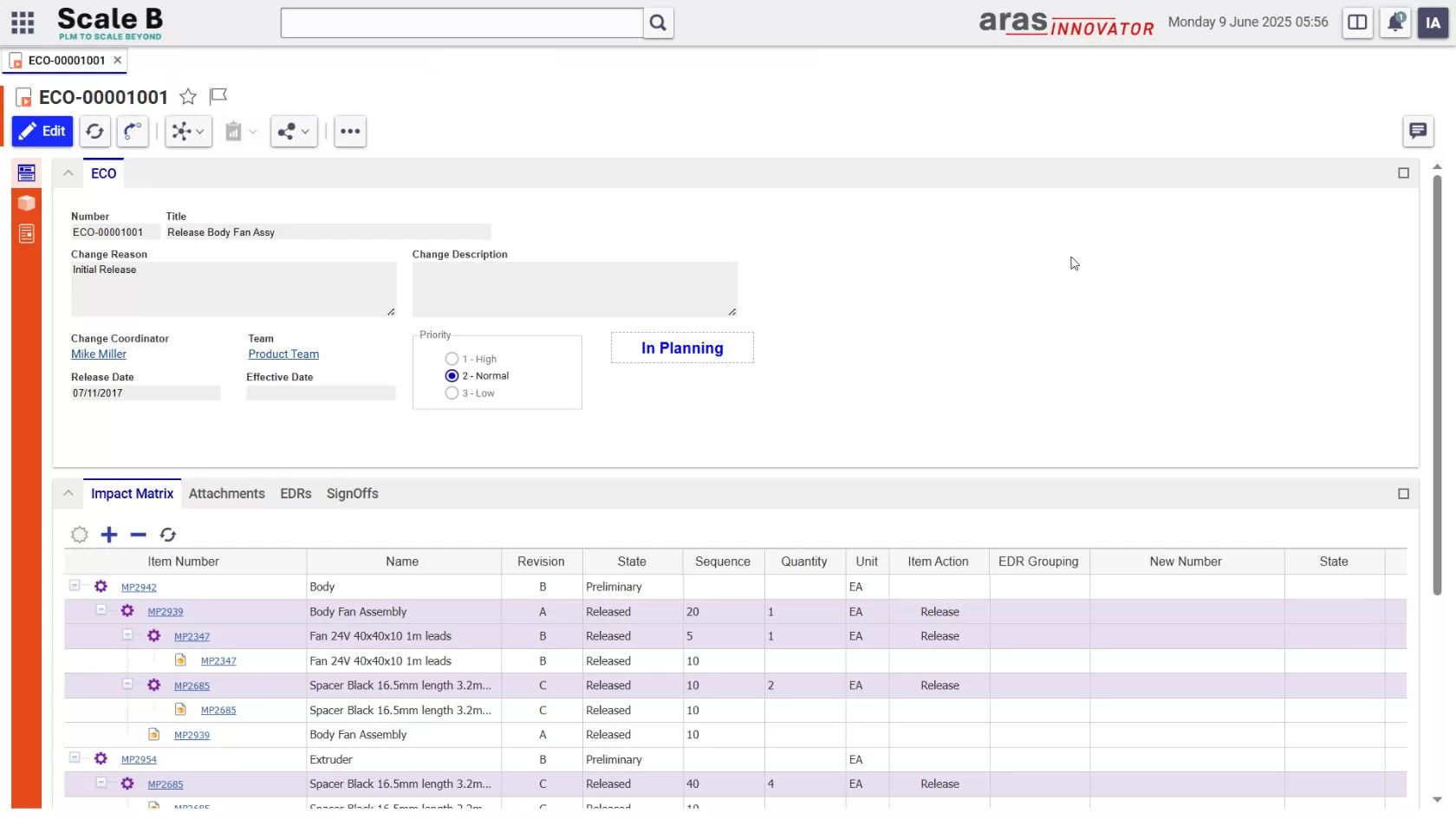 ScaleB Change Management