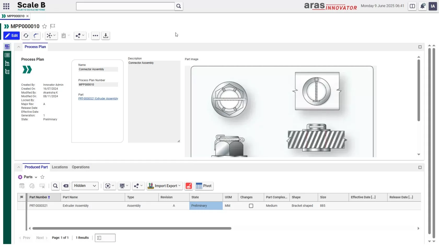 ScaleB Manufacturing Process Planning